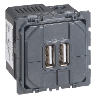GNIAZDO ZASILAJĄCE PODWÓJNE USB 5V 1500MA CELIANE - 067462 - LEGRAND