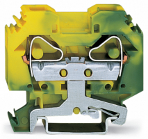 ZŁĄCZKA PE 2-PRZEWODOWA 16 MM2 ŻÓŁTO-ZIELONA. - 283-107 - WAGO