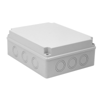 PUSZKA NATYNK 248X198X86MM Z OSŁABIENIAMI IP65 HERMETYCZNA SZARY PH-4A,2 - 28.42 - ELEKTROPLAST OPATÓWEK