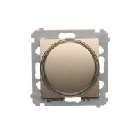 Regulator 1&ndash;10 V (moduł). Do załączania i regulacji źródeł światła z zasilaczami sterowanymi napięciem 1&ndash;10 V; złoty mat - DS9V.01/44 - KONTAKT SIMON