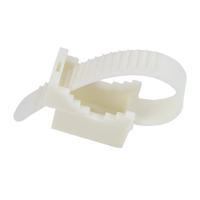 UCHWYT PASKOWY UP-22 9-22X60MM BIAŁY /100SZT/ - 12.1 - ELEKTROPLAST OPATÓWEK