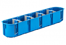 PUSZKA PODTYNK FI 5X60X63 PIĘCIOKROTNA DO PUSTYCH ŚCIAN GIPS GŁĘBOKA NIEBIESKI MULTIBOX  - 32099203 - SIMET