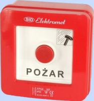 RĘCZNY OSTRZEGACZ POŻAROWY 4 TORY PRĄDOWE 12A NC-NO NC-NO POŻAR NATYNKOWY, SAMOCZYNNY WP-4S - 921412 - ELEKTROMET DZIERŻONIÓW