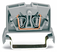 ZŁĄCZKA 2-PRZEWODOWA 2,5 MM2 SZARA. - 264-711 - WAGO