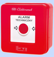 RĘCZNY OSTRZEGACZ POŻAROWY 4 TORY PRĄDOWE 12A NC-NO NC-NO ALARM NATYNKOWY, SAMOCZYNNY WA-4S  - 921415 - ELEKTROMET DZIERŻONIÓW