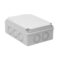 PUSZKA NATYNK 198X148X76MM Z OSŁABIENIAMI IP65 HERMETYCZNA SZARY PH-3A,2 - 28.32 - ZAKŁAD PRODUKCYJNO - HANDLOWY "ELEKTRO-PLAST" SPÓŁKA Z OGRANICZONĄ ODPOWIEDZIALNOŚCIĄ
