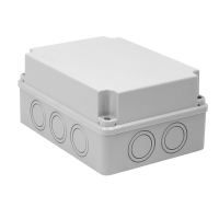 PUSZKA NATYNK 198X148X96MM Z OSŁABIENIAMI IP65 HERMETYCZNA SZARY PH-3B,2 - 28.35 - ELEKTROPLAST OPATÓWEK