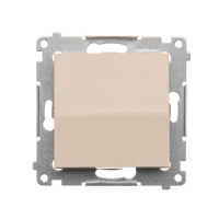 ŁĄCZNIK POJEDYNCZY ZACISKI AUTOMATYCZNE 10AX 250V KREMOWY SIMON 54 - DW1.01/41 - KONTAKT SIMON