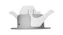 OPRAWKA SUFITOWA PUNKTOWA P/T LED 3X3W 2700K 3X270LM Z ŹRÓDŁEM EEL=A+ SCEPTRUM GREY - 591008716 - Philips