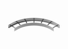 Łuk zewnętrzny drabinki 90&deg; LDZC500H80 N 2,00 mm - 496550 - BAKS
