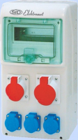 ROZDZIELNICA RSS-02 IP-44 8 MODUŁÓW 1X32A 3P+N+Z 400V~ 1X16A 3P+N+Z 400V~ 3X16A 2P+Z 250V~. - 942020 - ELEKTROMET DZIERŻONIÓW