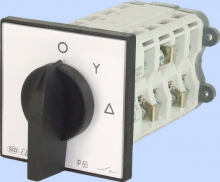 ŁĄCZNIK KRZYWKOWY 100-22 GWIAZDA-TRÓJKĄT 0-G-T IP-65 - 910722 - ELEKTROMET DZIERŻONIÓW