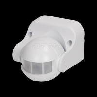 CZUJNIK RUCHU PIR 180&deg; 1200W IP44 BIAŁY - OR-CR-201/W - ORNO