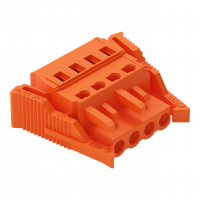 GNIAZDO 4-BIEGUNOWE POMARAŃCZOWE RASTER 5,08 MM MCS-MIDI CLASSIC - 231-304/037-000 - WAGO