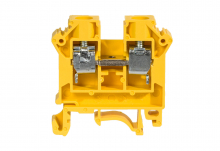 ZŁĄCZKA SZYNOWA GWINTOWA 10MM2 TS 32 35 1 TOR ZSG1-10,0NZ ŻÓŁTY ZUG - 11521314 - SIMET