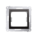 Adapter (przejściówka) na osprzęt standardu 45 × 45 mm; antracyt *Do gniazd teleinformatycznych Simon Connect - DA45.01/48 - KONTAKT SIMON