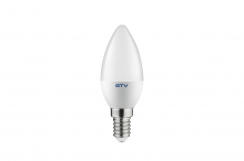 ŻARÓWKA LED E14 C30 3W 200LM 3000K ŚWIECZKA ODPOWIEDNIK 20W - LD-SMGC30B-30 - GTV