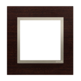 Ramka 1-krotna Nature-Drewno, ZŁOTE WENGE, IP20/IP44* (*IP44-należy zastosować uszczelkę ramki DUN1) - DRN1/85 - KONTAKT SIMON