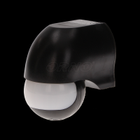 CZUJNIK RUCHU PIR 180&deg; IP44, 1200W, CZARNY - OR-CR-204/B - ORNO