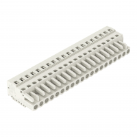 GNIAZDO 20-BIEGUNOWE J-SZARE RASTER 5 MM MCS-MIDI CLASSIC  - 721-120/026-000 - WAGO