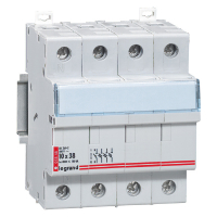 PODSTAWA BEZPIECZNIKOWA 3 BIEGUNOWA Z TOREM NEUTRALNYM 10 X 38 RB 348 - 005848 - LEGRAND