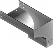 Kolanko redukcyjne prawe KRPZC500H100 2,00 mm - 314550 - BAKS