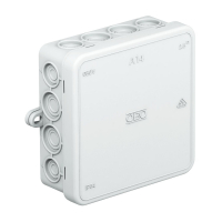 PUSZKA ODGAŁĘŹNA 100X100X40 IP55 A14  - 2000378 - OBO