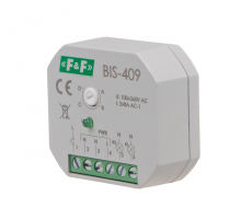 Przekaźnik bistabilny, 4 funkcyjny, podtynkowy, dwa obwody sterowania - BIS-409 - F&F