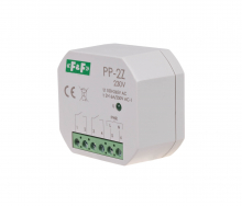 Przekaźnik elektromagnetyczny, 2Z 16A, montaż podtynkowy,w obud.PDT,U=100-265V AC, styk:2Z 16A - PP-2Z-230V - F&F