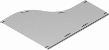 Pokrywa redukcji prawej PRKPFJ100/50 1,00 mm - 168612 - BAKS