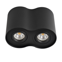 OPRAWA SUFITOWA PUNKTOWA N/T 2xGU10 LED MAX.25W CZARNY BORD DLP-250-B - 22555 - KANLUX