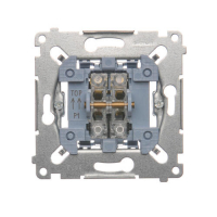 Przycisk podwójny zwierny (mechanizm) 10AX, 250V~, szybkozłącza - SP2M - KONTAKT SIMON