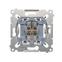 Łącznik krzyżowy (mechanizm) 10AX, 250V~, szybkozłącza - SW7M - KONTAKT SIMON