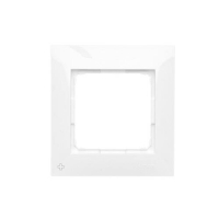 Ramka 1-krotna PREMIUM IP20 / IP44; antybakteryjny biały - DR1/AB11 - KONTAKT SIMON