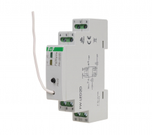 Radiowy dwukanałowy sterownik LED 12V - montaż DIN 10&divide;16V DC - FW-LED2D - F&F