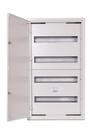 ROZDZIELNIA MODUŁOWA METAL NATYNK 72 MODUŁY 4X18 IP30 440X755X132 BIAŁY Z ZAMKIEM - NRPSM 72 (4X18) Z - SABAJ