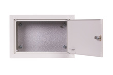 ROZDZIELNIA ELEKTRYCZNA NATYNK 300X300X210MM IP31 SZARY Z PŁYTĄ MONTAŻOWĄ - NR 332 - SABAJ