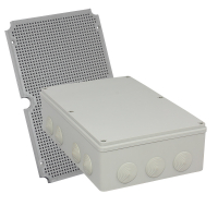 PUSZKA HERMETYCZNA Z DŁAWIKAMI+ PŁYTA PMT5 PH-5C.3 P - 28.590 - ELEKTROPLAST OPATÓWEK