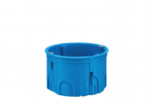 PUSZKA PODTYNK PŁYTKA Z WKRĘTAMI 60 MM BEZHALOGENOWA NIEBIESKA 63X41X60 Z60Kw - 34049203 - SIMET