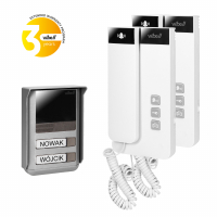 ZESTAW DOMOFONOWY DWURODZINNY NATYNK 2-ŻYŁOWY SALEM MULTI - OR-DOM-SL-924 - ORNO