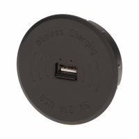 ŁADOWARKA BEZPRZEWODOWA Z PORTEM USB, CZARNA. - OR-AE-1367/B - ORNO