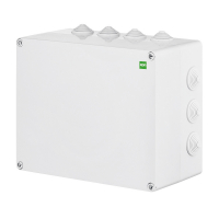 PUSZKA N/T 342X282X115 (14 DŁAWIC) SZARY IP55 INDUSTRIAL. - 2723-02 - ELEKTRO-PLAST NASIELSK