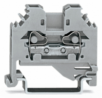 ZŁĄCZKA 2-PRZEWODOWA 4 MM2 SZARA. - 281-101 - WAGO