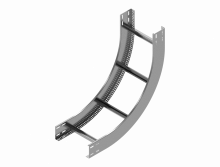 Łuk pionowy wewnętrzny Drabinki LPDWC600H100N 2.0 mm - 499361 - BAKS