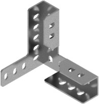 Łącznik ceownika kątowy lewy LCWLL 3,0 mm - 661402 - BAKS