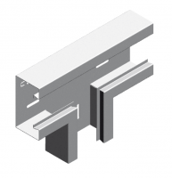 Trójnik kanału naściennego TSKS115H68 1,00 mm - 960511 - BAKS