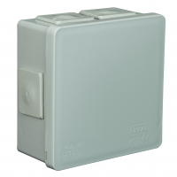 PUSZKA N/T 86X86X40MM IP55 DEKIEL KLIK-KLAK POPIEL VP 002-03. - 61.109 - ZAKŁAD PRODUKCYJNO - HANDLOWY "ELEKTRO-PLAST" SPÓŁKA Z OGRANICZONĄ ODPOWIEDZIALNOŚCIĄ