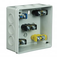 PUSZKA N/T 86X86X40MM IP55 DEKIEL KLIK-KLAK Z OSŁONĄ Z ZACISKAMI POPIEL VP 003-53. - 61.118 - ZAKŁAD PRODUKCYJNO - HANDLOWY "ELEKTRO-PLAST" SPÓŁKA Z OGRANICZONĄ ODPOWIEDZIALNOŚCIĄ