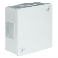 PUSZKA N/T 86X86X40MM IP55 DEKIEL NA 2 WKRĘTY BIAŁA VP 021-01. - 61.119 - ZAKŁAD PRODUKCYJNO - HANDLOWY "ELEKTRO-PLAST" SPÓŁKA Z OGRANICZONĄ ODPOWIEDZIALNOŚCIĄ