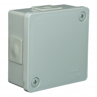 PUSZKA N/T 86X86X40MM IP55 DEKIEL NA 2 WKRĘTY POPIEL VP 021-03. - 61.121 - ZAKŁAD PRODUKCYJNO - HANDLOWY "ELEKTRO-PLAST" SPÓŁKA Z OGRANICZONĄ ODPOWIEDZIALNOŚCIĄ